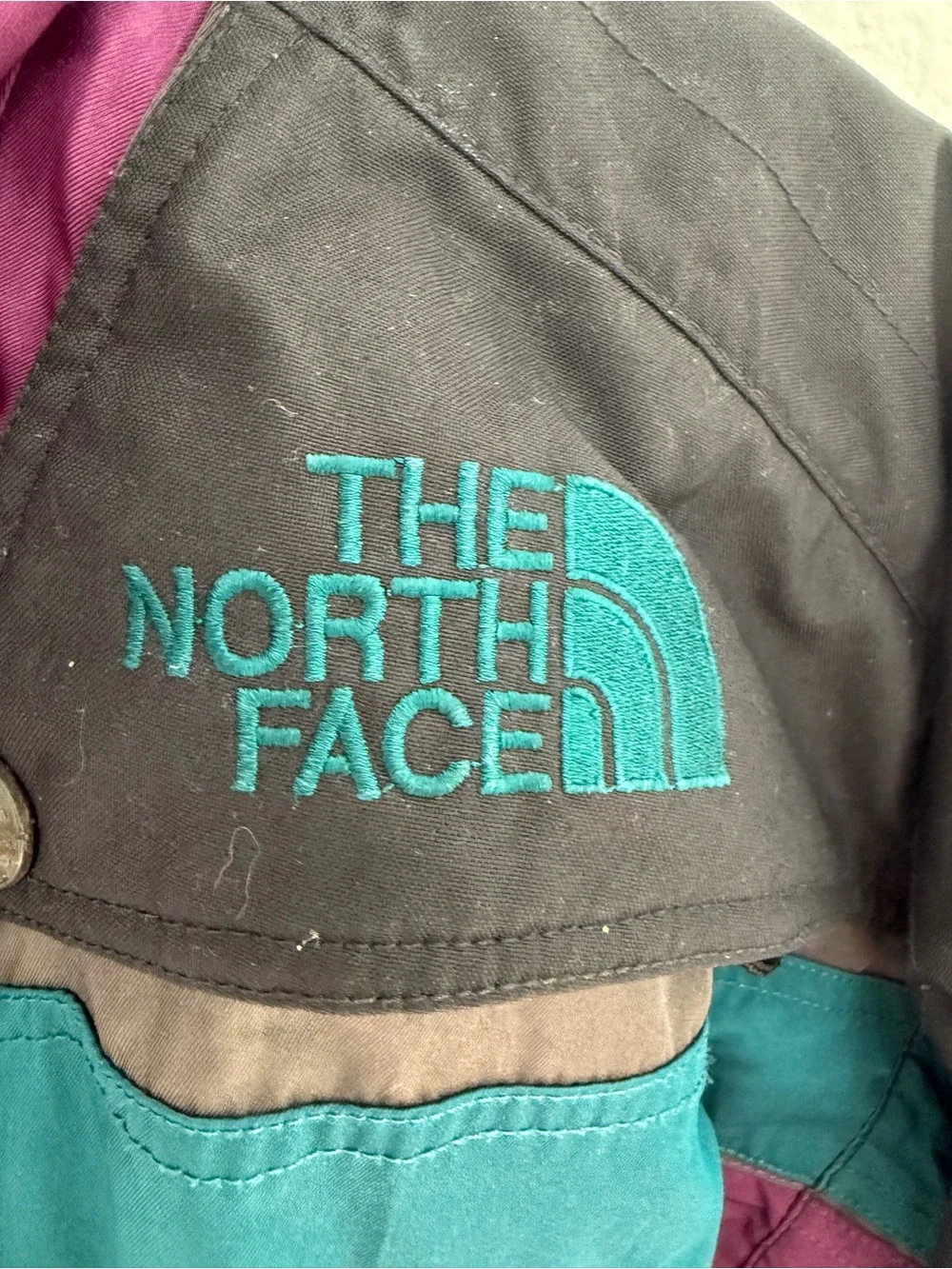 The North Face colorblocked shell